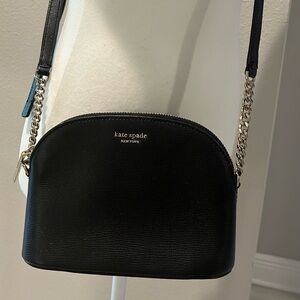 Black Kate Spade dome bag, like new